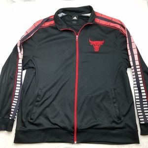 Adidas Chicago Bulls Zip Up Track Jacket 2XL